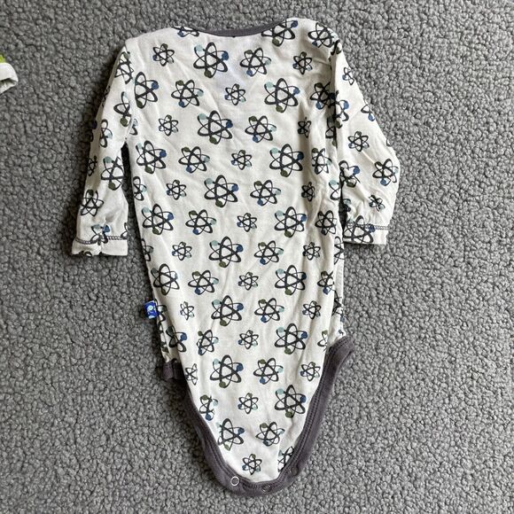 Kickee Pants Sleeper Pajamas + Bodysuit Size 3-6 Months Bamboo Soccer‎ Ball - Picture 4 of 7